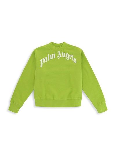 Little Boy's & Boy's Logo Mockneck Sweatshirt - Light Green - 8