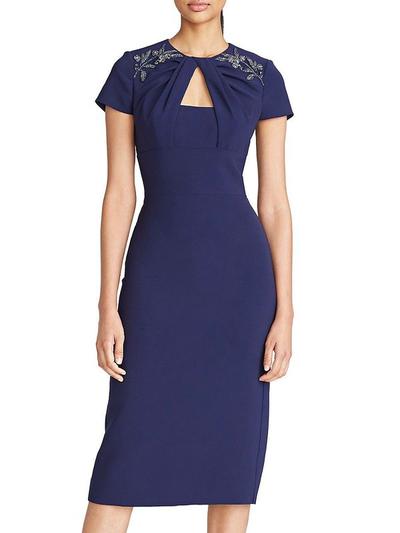 Women's Ivanna Twist Front Cocktail Dress - Navy