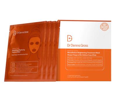 Vitamin C Lactic Biocellulose Brightening Treatment Mask - 4pk