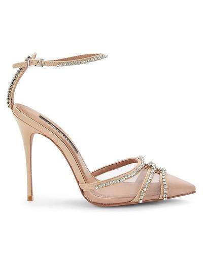 Bcbgmaxazria Navino Embellished Sandals - Almond - 6