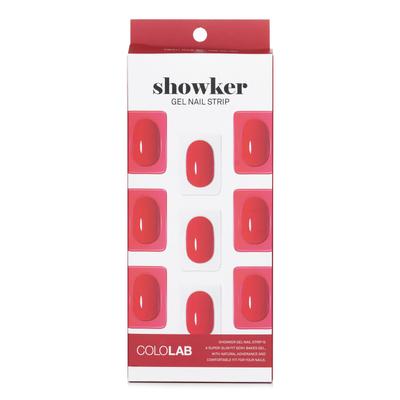 Showker Gel Nail Strip - CSF511 Kiss You Red