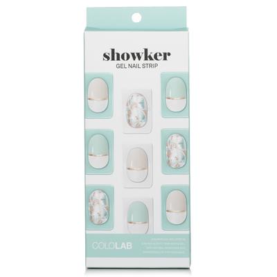 Showker Gel Nail Strip - CSA701 Jewel Shooting Mint