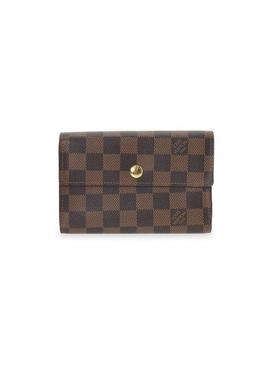 Alexandra Damier Ebene Wallet - Brown