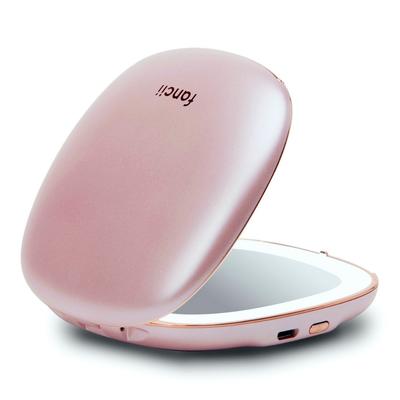 Mila - Luxe Lighted Compact Mirror - Pink