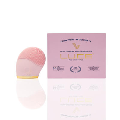 Facial Cleansing and Anti-Aging Device - Pink