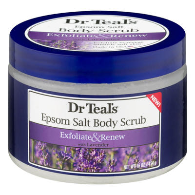 Epsom Salt Body Scrub Exfoliate & Renew With Lavender