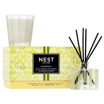 Bamboo Petite Candle and Diffuser Set