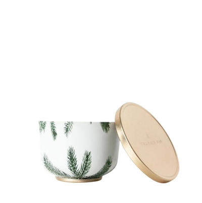 Frasier Fir Candle Tin With Gold Lid