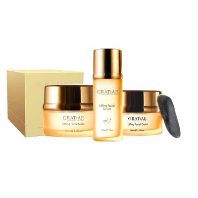 Anti Aging Face Cream, Serum & Mask Trio Set