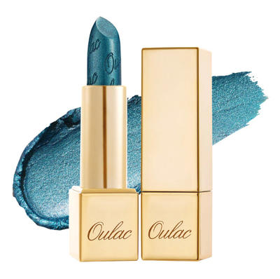 Metallic Shine Lipstick - 20 Turquoise - Teal With Silver And Blue Shimmer