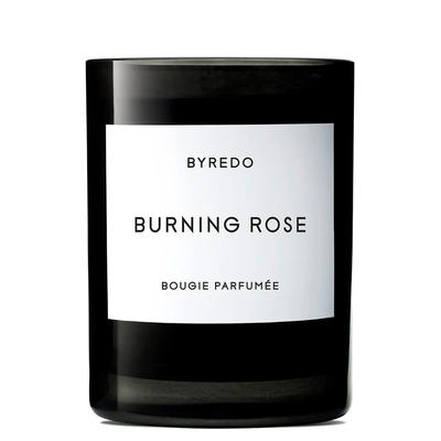 Fragranced Candle - Burning Rose - 8.4oz