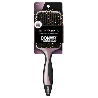 Diamond Ceramic Paddle Hairbrush
