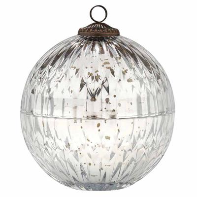 Mercury Ornament Candle - Balsam & Cedar Silver