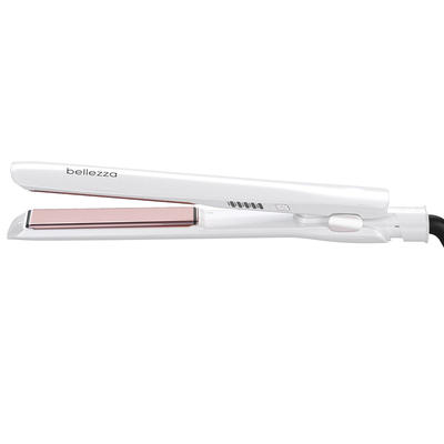 Slim & Sleek - 1 Temperature Control Flat Iron - White-Pink Rose