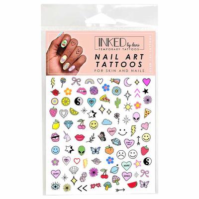 Nail Art Tattoos - For Skin & Nails - Color