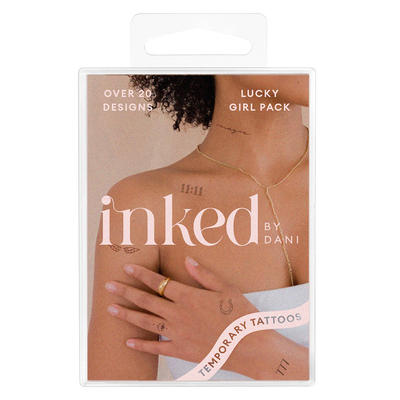 Temporary Tattoos Pack - Lucky Girl