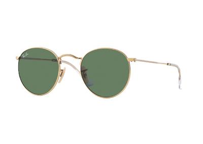Round Metal Sunglasses - RB3447 - Matte Gold/G-15 Green
