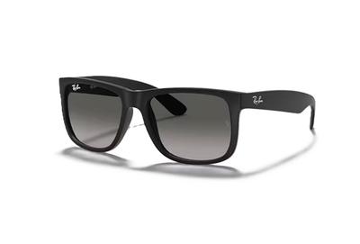 Justin Classic Polarized Sunglasses - RB4165 - Matte Rubber Black/Dark Grey