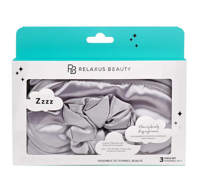Beauty Sleep Satin Set - Silver
