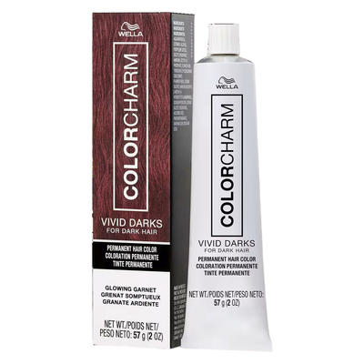 Color Charm Vivid Darks Permanent Hair Color - Glowing Garnet
