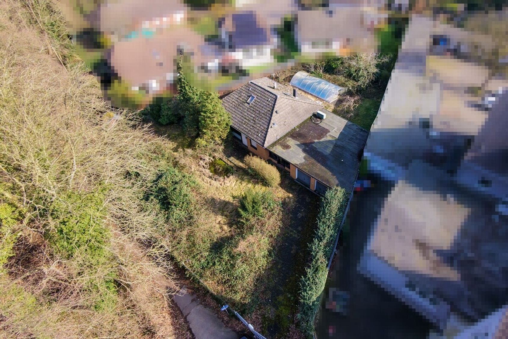Vogelperspektive Bestand – Wohnbaugrundstück in Bergisch Gladbach, Bild 2