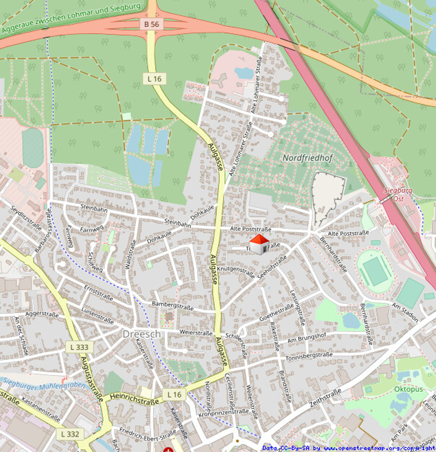 Mikrolage – Doppelhaushälfte in Siegburg, Bild 28