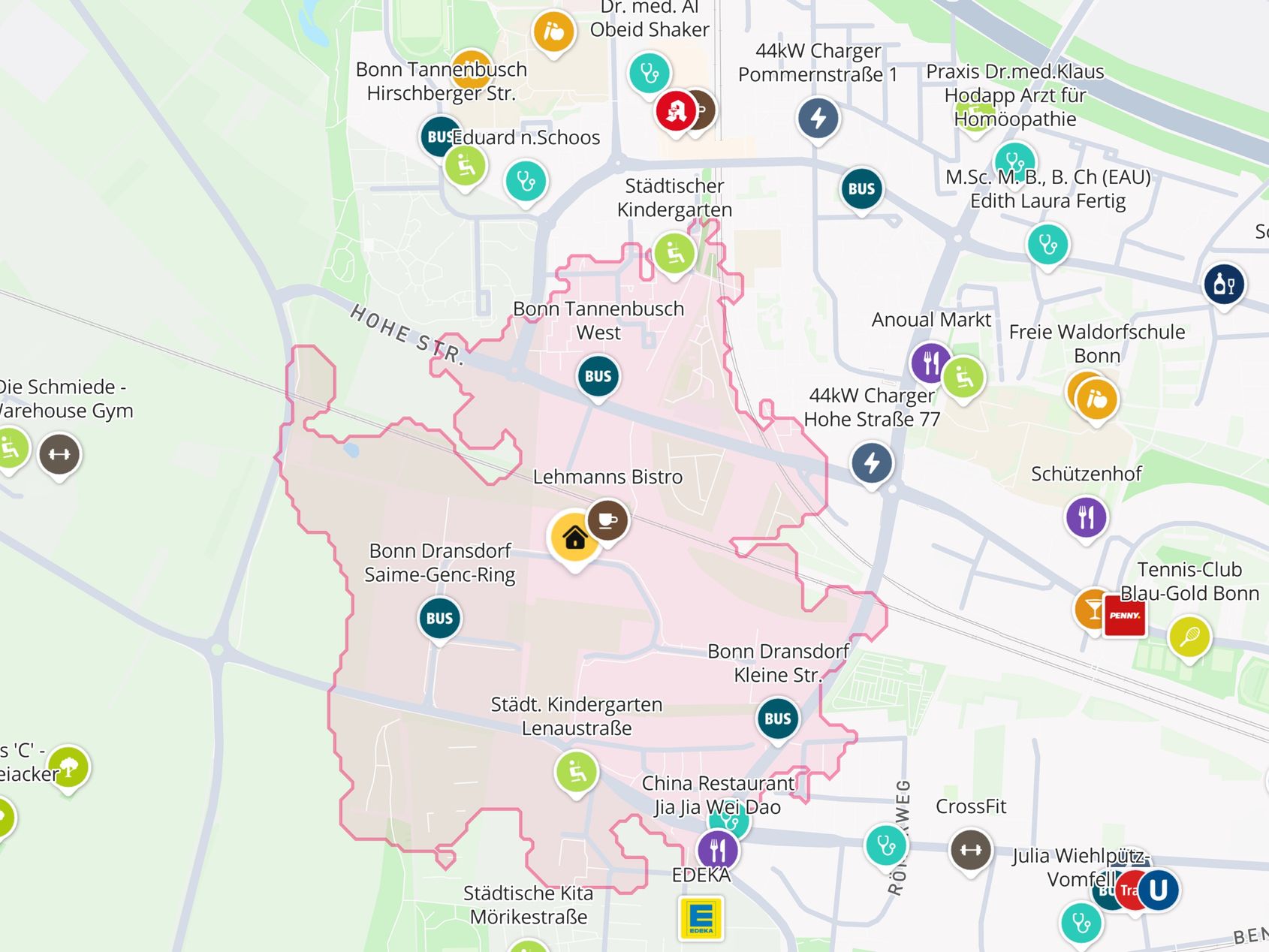 Infrastruktur im Umfeld – Bürofläche in Bonn, Bild 11