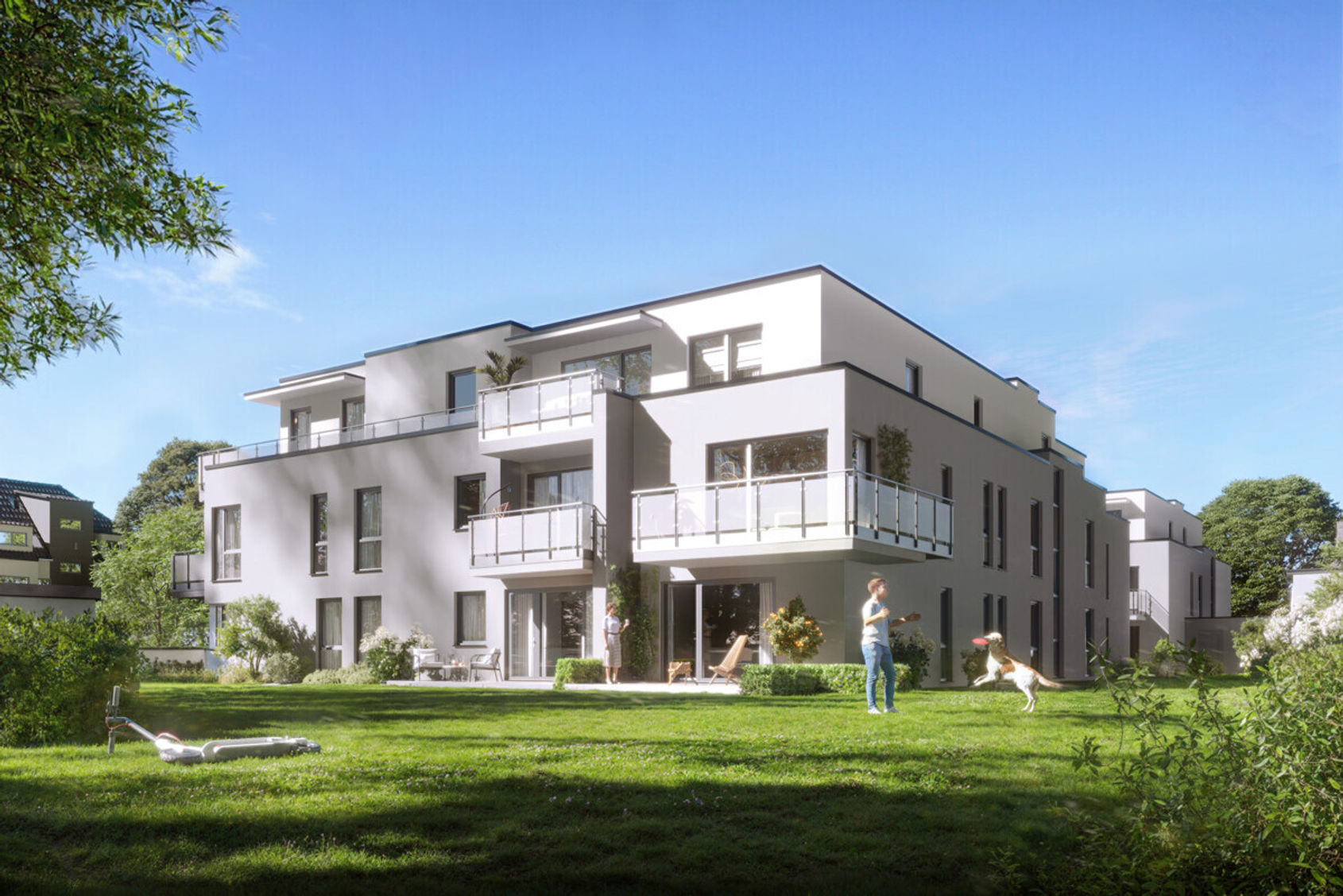 Seitenansicht – Erdgeschosswohnung in Siegburg, Bild 1