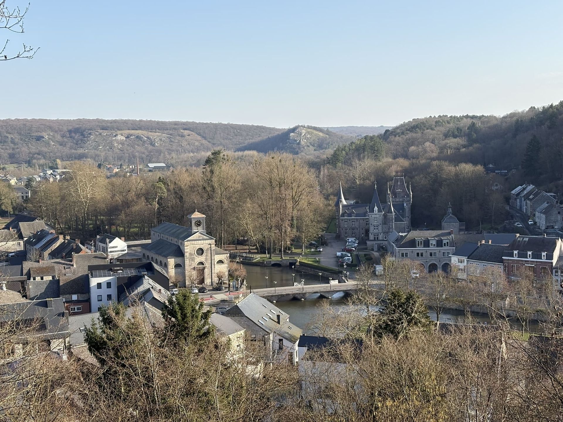 Point de vue sur Nismes depuis le Bois du Mousty