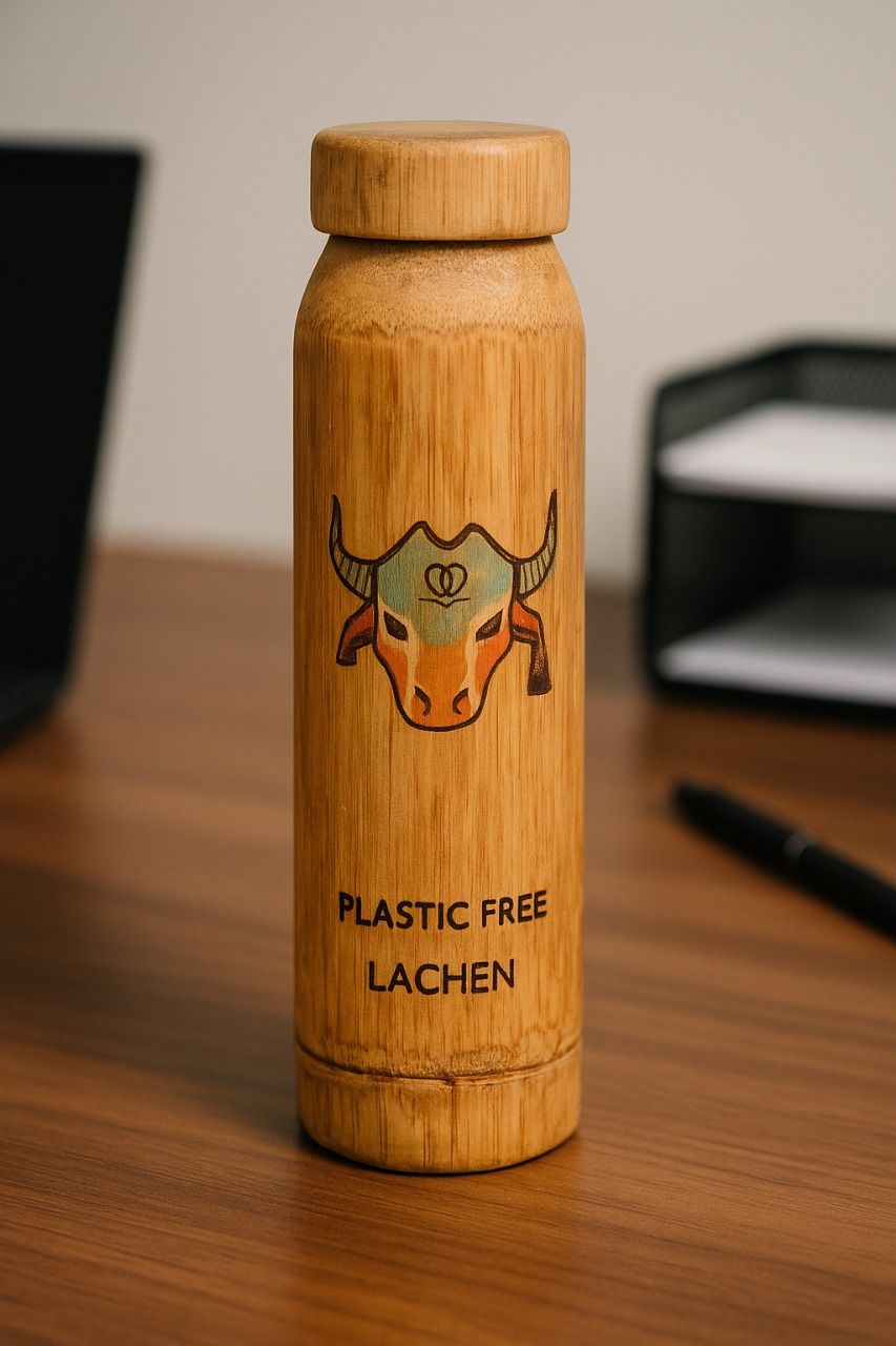 Handcrafted Bomboo Bottle