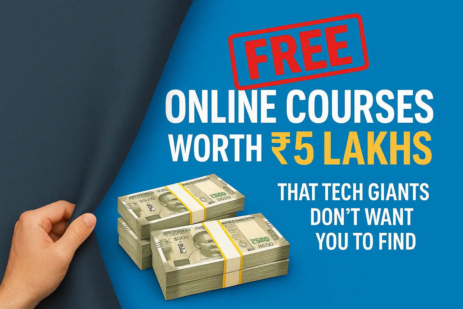 Free Online Courses Worth ₹5 Lakhs That Tech Giants Don't Want You to Find