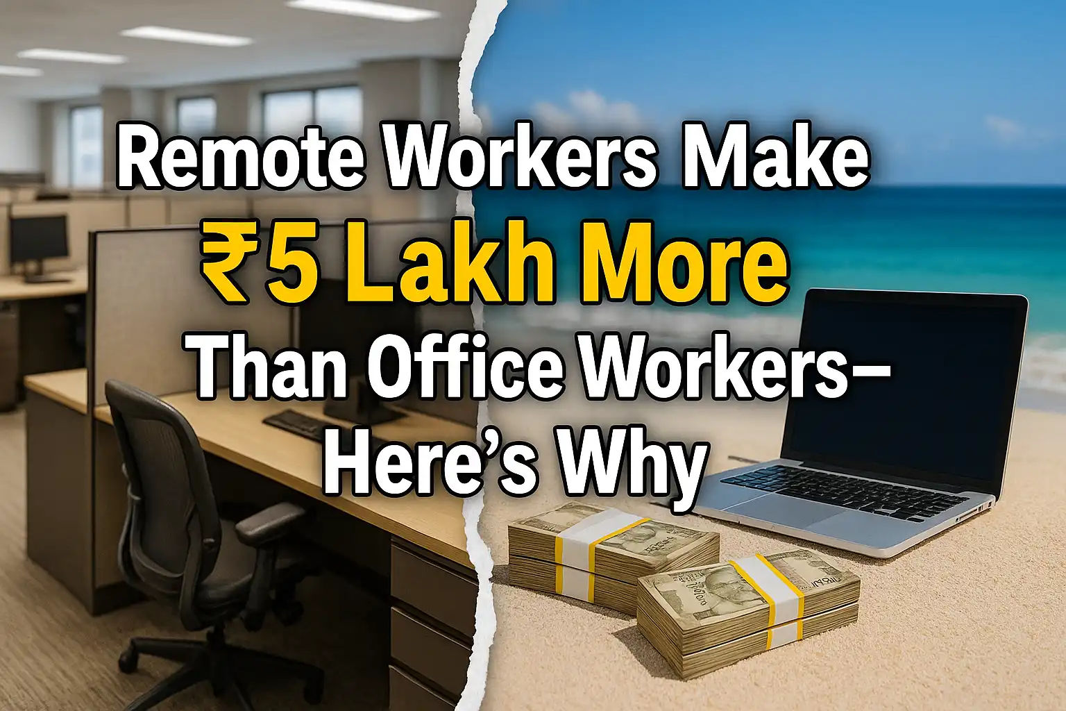 Remote Workers Make ₹5 Lakh More Than Office Workers: Here's Why (And How to Prove It)
