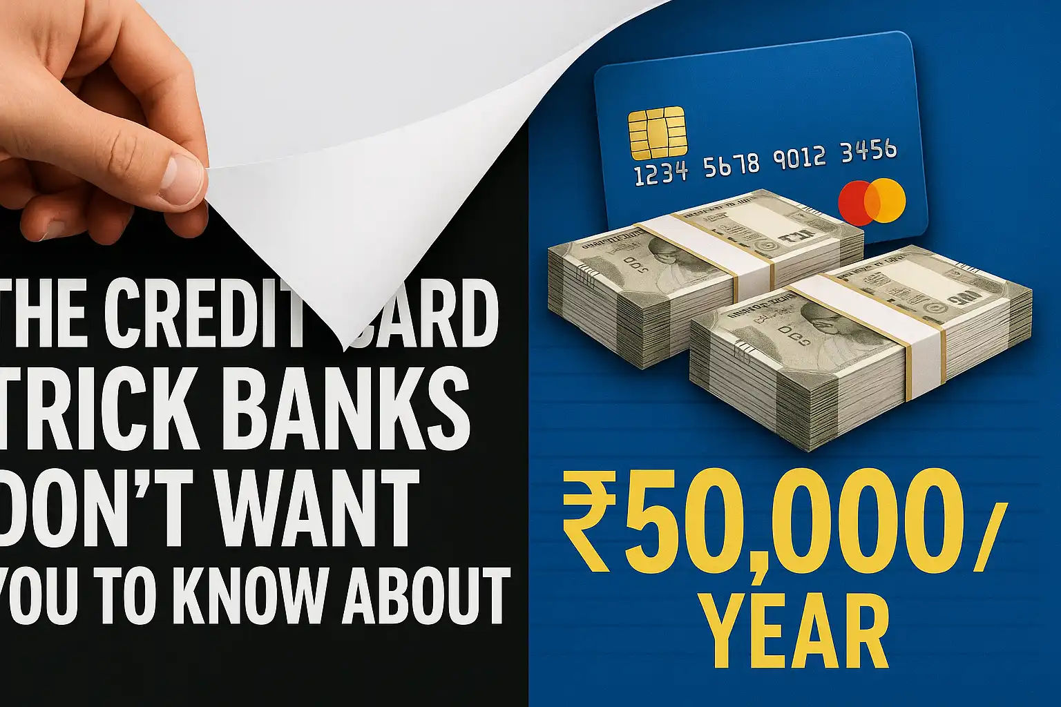 The Credit Card Trick Banks Don't Want You to Know About (That Could Save You ₹50,000/Year)