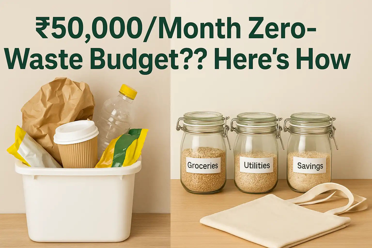 Zero-Waste Living on ₹50,000/Month? I Did It: Here's My Complete Budget
