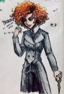 Artwork titled "LadyLesso_Theron :’)", submitted by b3LL@ on October 27, 2023.