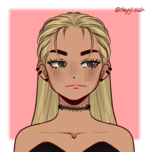 Artwork titled "Sophie at her wedding to Rafal", submitted by agatharaven on October 27, 2023.