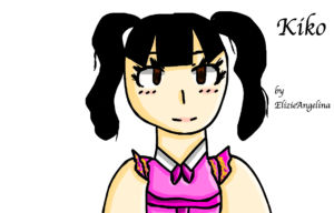 Artwork titled "Kiko drawing", submitted by Elizabeth on October 27, 2023.