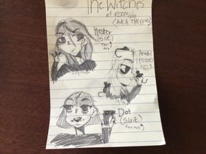 Artwork titled "The Witches of Room 66", submitted by sillyrosies on October 27, 2023.