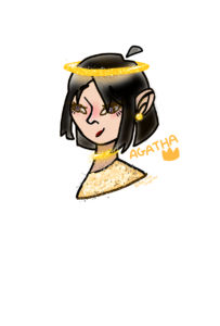 Artwork titled "Agatha", submitted by Audrey on October 27, 2023.