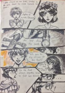 Artwork titled "page 1", submitted by b3LL@ on October 27, 2023.