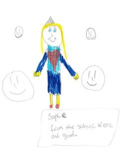 Artwork titled "queen of evil sophie", submitted by Daniella  on October 27, 2023.