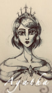 Artwork titled "Agatha.", submitted by b3LL@ on October 27, 2023.