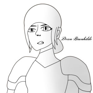 Artwork titled "Dean Brunhilde Headcanon Design (One True King)", submitted by Vanessa on October 27, 2023.