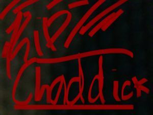 Artwork titled "rip chaddick :(", submitted by Miranda Barela (me) on October 27, 2023.