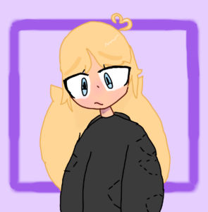 Artwork titled "Sophie wearing the never uniform", submitted by Rm on October 27, 2023.