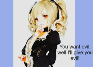 Artwork titled "Sophie’s evil beginning", submitted by Kristen on October 27, 2023.