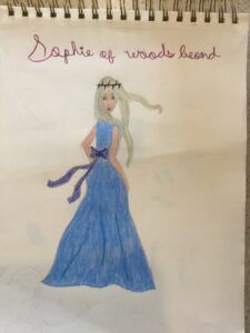 Artwork titled "A princess can’t be friends with a wich", submitted by Abbie on October 27, 2023.