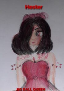 Artwork titled "NO BALLLL", submitted by Pussy cat Hart  on October 27, 2023.