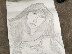 Artwork titled "Sophie cover book 5", submitted by Kirrily  on October 27, 2023.
