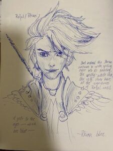 Artwork titled "RhianRafal", submitted by Fanjing on February 21, 2025.